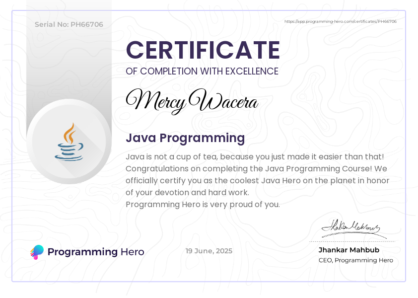 Certificate 2