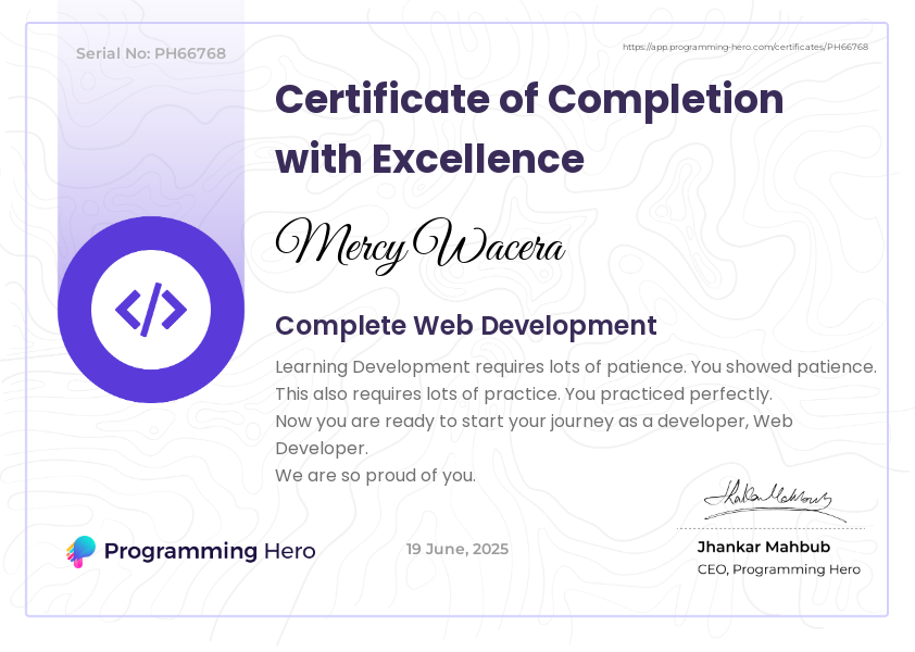 Certificate 4